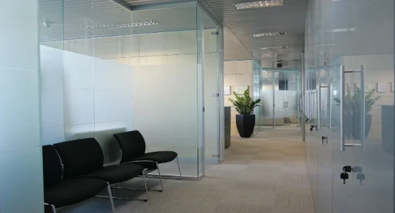 Glass office partition Glass office partition