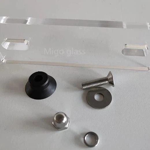 Padel Acrylic connecting plate and screws