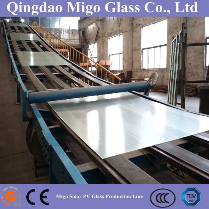 3.2mm low iron solar glass production line 
