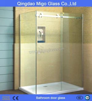 Скло дверей ванної кімнати