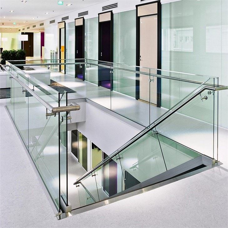 Frameless Glass Stair Railing