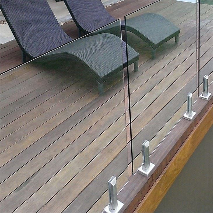 Tempered Laminated Glass For Decking Railings