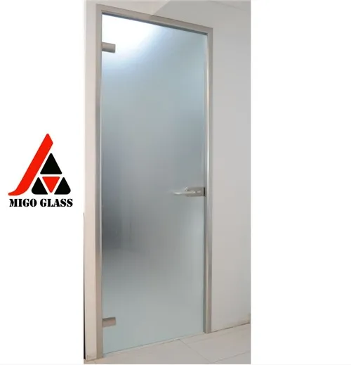 Міжкімнатні двері з матового скла